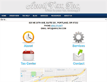 Tablet Screenshot of anviltax.com